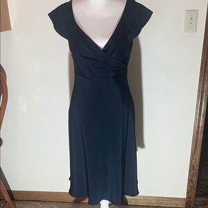 J. Crew Navy Midi Dress
